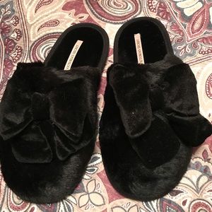 Victoria’s Secret bow slippers